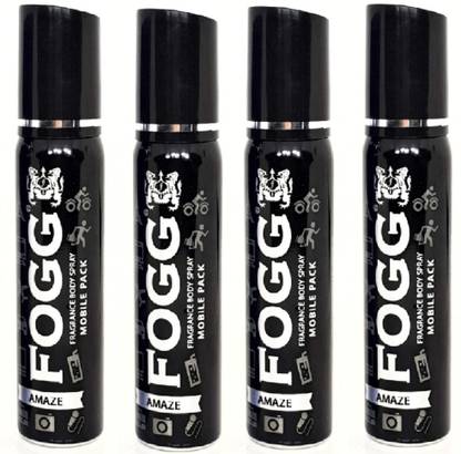 FOGG deo body spray pack amaze 25 ml x 4 Perfume Body Spray - For Men & Women