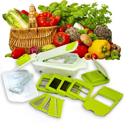 MEGACHEF 8 in 1 Multi-Use Slicer Dicer and Chopper Kitchen Tool Set