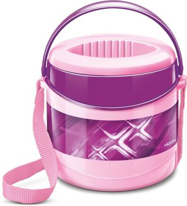 MILTON Econa Deluxe Leak Proof Lunch Box for Office Keeps Food Fresh For Long hours 2 Containers Lunch Box