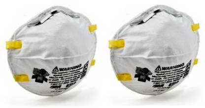 3M Particulate Respirator 8210, N95 Mask, NIOSH Approved (Pack of 2)