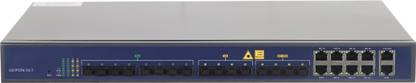 Electroline V1600D8 Rack Mount EPON OLT 8 Port OLT Optic Line Terminal 8 Ports 1000 Mbps Fully Managed Network Switch
