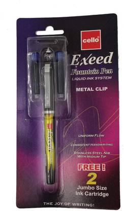 Cello exceed fountain pen clearance