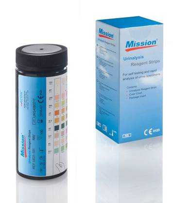 Mission Urine Strips 10U (10 parameters) 100 Strips Ph Test Strip