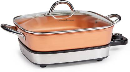 Copper Chef Fry Pan 30.48 cm diameter with Lid 1 L capacity