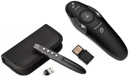 Techtest Wireless Remote PPT Laser Pointer with Slide Changer for Presentation With Pen Type Wireless Remote Control Presenter Changer Laser Pointer for PPT-Slide Presentation Laser Pointer Presenter