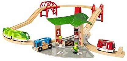 BRIO World 33627 Travel Station Set 25 Piece Train Toy