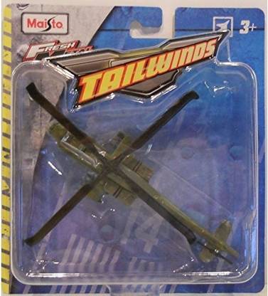 Maisto Tailwinds Boeing AH64 Apache 187 Scale Die Cast Attack Helicopter