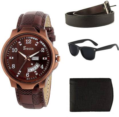 Zesta Belt, Wallet & Watch Combo