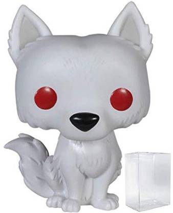 Funko Pop! Game Of Thrones: Ghost - Dire Wolf Vinyl Figure (Bundled With Pop Box Protector Case)