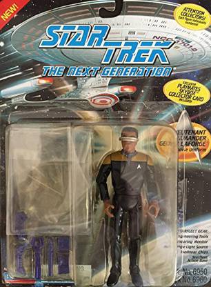 Star Trek The Next Generation Lt. Commander Geordi Laforge in Movie Uniform 4.5 Action Figure