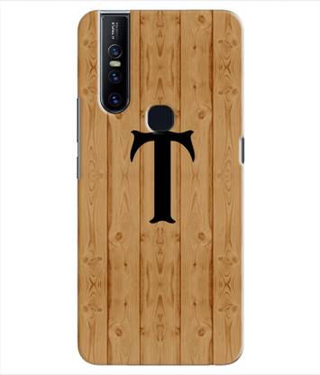 XPRINT Back Cover for Vivo V15 - Alphabet T