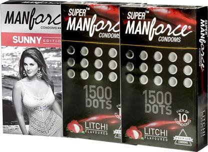 MANFORCE SUNNY EDITION AND LITCHI 2 WITH 3 IN 1 Condom