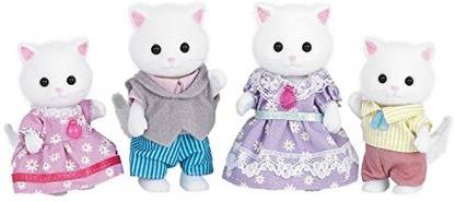 Calico Critters Persian Cat Family