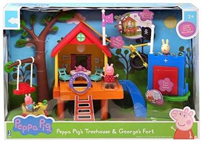 Peppa Pig Nick Jr. s Treehouse and Georges Fort Playset