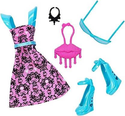 MONSTER HIGH DNX60 Complete Look Draculaura Deluxe Doll Costume Clothing Fashion