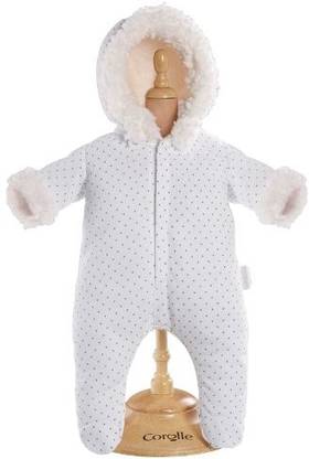 Corolle Mon Classique White Snowsuit for 17 Doll Fashions