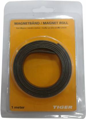 PERFECT MAGNETS Self Adhesive Magnetic Rubber Strips Ã¢ÂÂ 1 Meter - For Sticking Magnets On Frifge / Science Projects / Experiments( 9 Mm Width X 2Mm Thick) Multipurpose Office Magnets Pack of 1