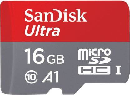 SanDisk A1 16 GB Ultra SDHC Class 10 98 MB/s  Memory Card