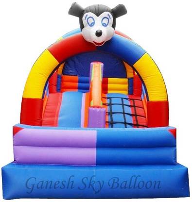 GANESH SKY BALLOON Mickey Mouse Inflatable Slie Bouncy Balloons, Size 10 x 14 ft