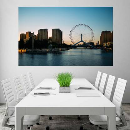 Evening Sunset Wallpaper Poster No Framed Large Painting On Canvas Wall Art Picture for Home Decoration Wall Decor Poster 3D Poster