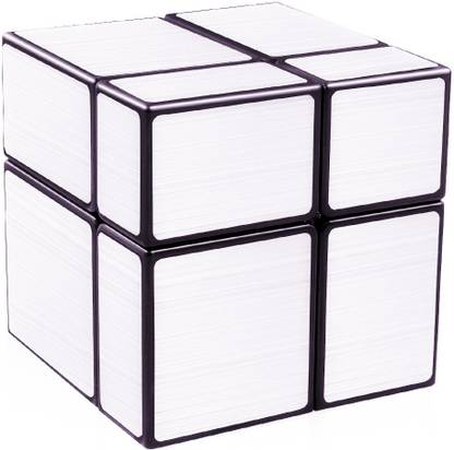 D ETERNAL 2x2 Mirror Cube High Speed Silver Mrrror Blocks 2 by 2