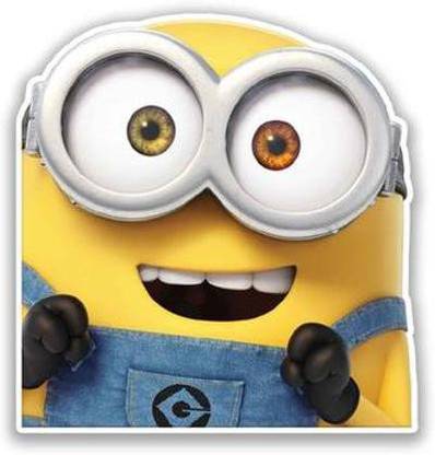 CelfiDesign 7 cm Minions Eye Pop Sticker Non-Reusable Sticker