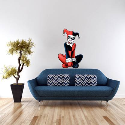 Spinn Decor Wall Decal DC Comics Harley Quinn 41 cm DC Comics Harley Quinn Wall Sticker Self Adhesive Sticker