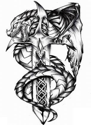 voorkoms dragon tattoo