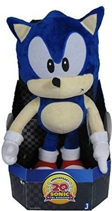 Jazwares Sonic the Hedgehog 20th Anniversary 15 inch Classic Sonic Plush Hand Puppets