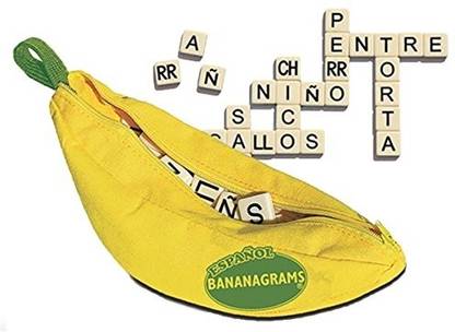 Bananagrams Spanish MultiAwardWinning Word and Language Game Word Games