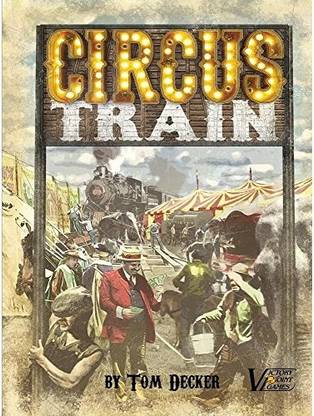 Victory Point Games Circus Train Circus Management Euro Family Boxed Board Game Party & Fun Board Game