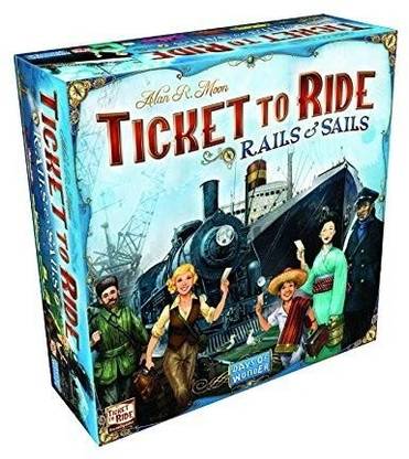 Days Of Wonder Ticket to Ride Rails Sails Party & Fun Board Game
