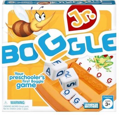 HASBRO GAMING Boggle Junior Preschool Game First Boggle Game Ages 3 and up Amazon Exclusive Party & Fun Board Game