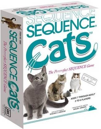 Jax Sequence Cats Game Party & Fun Board Game