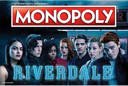 Monopoly Riverdale Board Game Official Riverdale Merchandise Based on The Popular CW Show Riverdale Party & Fun Board Game