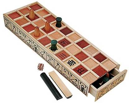 We Games Wood Senet Game An Ancient Egyptian Board Game Strategy & War Board Game