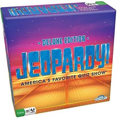 Outset Media Jeopardy Deluxe Edition Americas Favorite Quiz Show Party & Fun Board Game