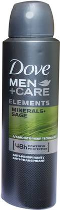 DOVE MINERALS SAGE (PACK OF 1) Deodorant Spray  -  For Men