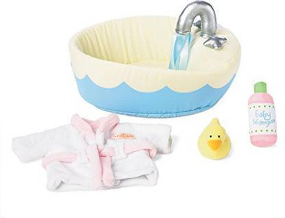 Manhattan Toy Baby Stella Soft Bath Baby Doll Accessories Set for 12 and 15 Soft Dolls