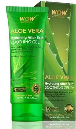 वो स्कीन साइंस Aloe Vera Hydrating After Sun Soothing Gel - 100 mL - Tube
