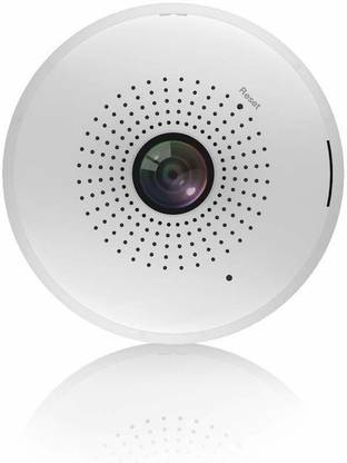 MatLogix Hidden Spy Bulb Shape Fisheye 360° Panoramic Wireless WiFi 1.3 Mp 1080P Hd IP CCTV Security Camera with Sd Card Slot [Watch Live] Security Camera