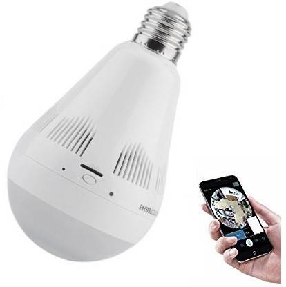 Crystal Digital 360Ã Panoramic Wireless WiFi IP CCTV Camera with SD Card Slot Security Camera