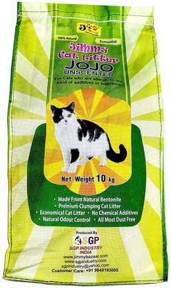 Jimmy Cat Litter JOJO 10 Kg STANDARD Granules Unscented Pet Litter Tray Refill