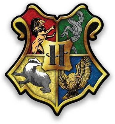 CelfiDesign 7 cm Hogwarts Sigil Sticker Non-Reusable Sticker
