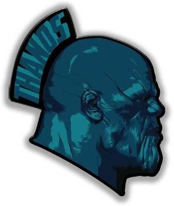 CelfiDesign 7 cm Illuminated Thanos Sticker Non-Reusable Sticker