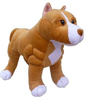 Adore Plush Company Adore 13 Standing Boss The Pit Bull Dog Plush Stuffed Animal Toy  - 12 cm