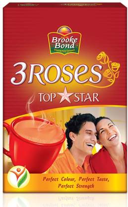 Brooke Bond 3 Roses Dust Tea, 500g Tea Box