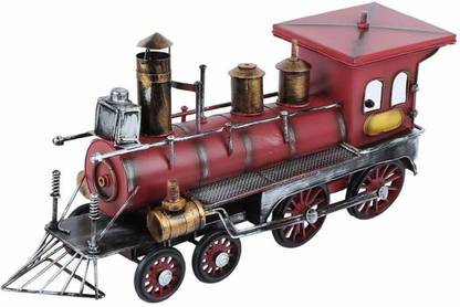 ruhanenterprise Metal Train Steam Engine Model