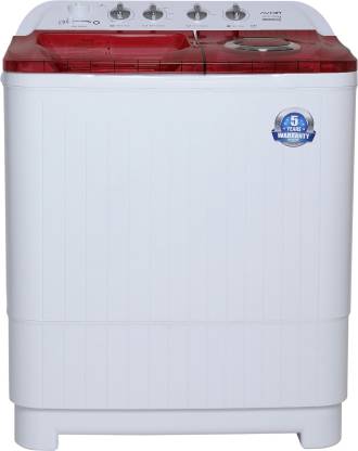 Avoir 8.5 kg Semi Automatic Top Load Washing Machine Red, White