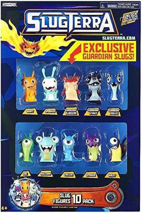 SLUGTERRA 10Pack Includes 3 Guardian Slugs Bludgeon Stinky and Joules